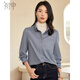 First application Spring and Autumn thick long-sleeved shirt for women in the wilderness Maillard retro velvet soft layered shirt jacket S144C6002