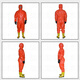 Tactics Nation Light Chemical Protective Suit Fire Fighting One-piece Acid and Alkali Resistant Anti-virus Suit Biochemical Light Full Body Semi-enclosed Rubber Protective Suit 43 Codes