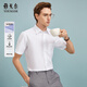 YOUNGOR short-sleeved shirt men's no-iron shirt cotton polyester fabric anti-wrinkle flat easy care new product white GSNP19001BJA 41 (175/96A)