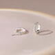PWLS925 silver small daisy earrings niche design high-end pierced earrings for women 2025 versatile accessories Daisy earrings S925 silver