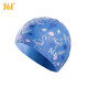 361 Swimming Cap Women's Silicone Printed Swimming Cap Adult Waterproof Ear Protection Comfortable Long Hair Increased Professional Training Silicone Swimming Cap