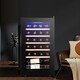 Bacchus wine cabinet 24 bottles thermostatic wine cabinet compressor home living room small wine cellar wine cabinet wine storage ice refrigeration cabinet wine display cabinet solid wood bar 70 liters direct cooling beech wood shelf
