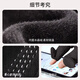 Xue Qianman gloves men's winter thin velvet warm windproof and coldproof outdoor fishing fingerless touch screen cycling finger gloves