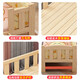 Don't lose time solid wood spliced bed widened and lengthened adult can sleep bedside extra bed children's bed with guardrail side widening crib single-sided bedside model 150x50cm customizable size