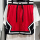 Nike (NIKE) men's shorts summer new Jordan basketball training five-point pants running fitness quick-drying breathable sports pants DX1488-687 Red L