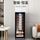 Curtis Compressor Constant Temperature Moisturizing Red Wine Cabinet Home Grape and Wine Box Ice Tea Refrigerator Bar Storage Tea and Red Wine All-in-One Cabinet with Lock Constant Temperature Wine Cabinet 1.5 Meters High Air-cooled + (Red Wine + Tea Style) + With Door Lock + About 60 Bottles