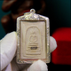 T&UTU guaranteed price Taige Thai Buddha amulet LP Kun 2537 Somdej gold-plated shell gold-plated shell