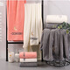 Maixinyi bath towel three-piece set for men and women for home use than pure cotton, absorbs water quickly, dries less easily and is less prone to lint, softer and softer for couples, plus size, clear powder series. Yuexingchen, a towel 35*75
