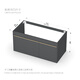 Bassin en céramique intégré Pournel Basin de lavabo semi-emballé bassin de salle de bain bassin carré bassin simple bassin 1048nj bassin d'armoire (y compris les accessoires de drainage des robinets)