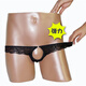 Sexy underwear can be inserted into the masturbation thong, a string is used to strangle the vagina and spank the girl's bare butt, the thong panty is strangled to the vagina, single men's model is black