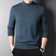 DVW cardigan men's 100 pure wool luxury high-end brand winter thickened solid color half-turtleneck sweater base layer light gray 100% pure wool M 170 reference weight 120-135Jin Jin equals 0.5 kg