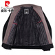 Pierre Cardin 2025 high-end woolen jacket men's autumn and winter fashionable casual wool jacket stand-up collar jacket middle-aged dad top camel M 170