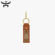MCM HIMMEL Couple Jacquard Keychain Pendant Bag Decoration Cognac Color New Year Gift