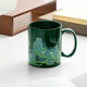 Bengong Haowu Qianli Jiangshan Ceramic Cup Warmth Sensing Color Changing Mug Star Same Style Cultural and Creative Birthday Gift Double Ninth Festival 1 piece 320ml