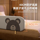 Beeio free installation portable bed fence baby bed anti-fall punch-free bed guardrail baby guardrail bedside bed fence 1.5 meters gray bear single-sided installation-free