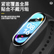 Runzhe is suitable for Xiaomi Mi Band 6 film 5 NFC version protective film full screen coverage 4th generation bracelet wristband curved HD Xiaomi Mi Band 3 anti-blue light 2 automatic repair hydrogel film Xiaomi Mi Band 5/NFC version [2 pieces] repair scratches ultra-clear hydrogel film