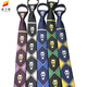 Naranja yue versión japonesa JoJo Tie Wonderful Adventure Kira Yoshikawa Tie Anime Skull Cos Tie Office Office Worker 7cm Black Hand Tie + JoJo Tie Clip