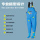 Xionghuo children's 50 silk waders 26 size outdoor waders for catching fish and catching kelp zipper straps waterproof one-piece rain boots