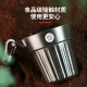 Hero coffee grounds cup portable coffee cup outdoor latte cup white-90ml90ml