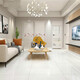 Qiaobole ceramic tiles floor tiles 800X800 living room floor tiles vitrified tiles 600X600 anti-slip wear-resistant engineering polishing white Pilates