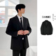 Lieyan suit complete set for male teenagers, high school students, college students, male graduation defense formal casual interview suits, summer suit + white shirt + tie + trousers 4-piece set XL 115~130Jin Jin equals 0.5 kg