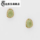 Yulong tanzanite earrings for girls Japanese aget retro tanzanite crystal gems elegant temperament versatile hydroperidot moonstone peridot pendant