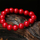 Golden branch handed down coral birth year red rope acacia bean color single circle bead bracelet antique collection fine transfer bead bracelet 18mm single circle with certificate