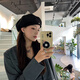 XUEXIMAN (XUEXIMAN) Japanese painter hat female British Korean style all-match Korean style face-showing beret