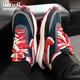 
Nike (NIKE) [Strictly selected good products] Nike Sacai X Nike LDV WAFFLE Three-party joint shoes sports running shoes black blue red deconstructed DJ4877-300 41