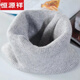 Hengyuanxiang (HYX) cashmere autumn and winter scarf for men and women neck collars for cervical spine thickened warm wool thread fake collar knitted neck scarf pullover smoke gray [neck cover]