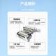 Sanqi heavy-duty connector small HA-10-pin 16-bit 32-pin rectangular aviation plug European standard 12 injection molding machine manipulator 10-pin lower shell plus female core SL-82-HD