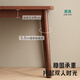 Jiayi all solid wood double desk long table against the wall narrow table study table study table writing table bedroom office computer table