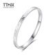 TTMIX platinum bracelet broken ice ice female pt950 imperial concubine bracelet semi-solid sparkling platinum bracelet bracelet 56mm weight 11.10g width 3.2mm
