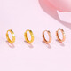 Liuguifu Jewelry 18K Gold Stud Earrings Sweet Yellow 18K Gold Earrings Earrings Stud Earrings for Women FE0201