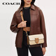COACH Brand Direct Supply Women's MORGAN Medium Portable Underarm Bag Color Matching CR332 New Year's Gift