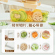 Shuke multifunctional vegetable cutter, household shredder, shredded slicer, anti-injury hand radish shreds, potato shreds