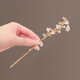 Su Shiliu's high-end camellia hairpin, exquisite temperament, ancient style, classical new Chinese style cheongsam hairpin, headdress, antique camellia hairpin