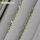 Langdian Peridot Natural Gemstone Peridot For Jewelry Inlay Origin Jilin, China 5*7mm Jewelry Grade/Oval Shape