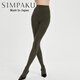 SIMPAKU Japan imported pressure socks winter ladies beautiful leg pantyhose stockings high elastic beautiful leg socks warm base socks graphite gray M-L