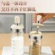 Heqing spoon lid integrated seasoning high borosilicate glass seasoning bottle kitchen seasoning utensil sealed salt shaker seasoning bottle seasoning box dark black standard 200ML 3 pieces