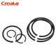 CreabyGB895.2 Shaft wire retaining ring stop ring C-type elastic snap ring 70 manganese steel circlip M8 (200 pieces)