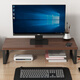 Zhuobo monitor elevated computer stand computer desktop storage rack storage rack CJ08 walnut color 50cm