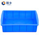 Guxiang thickened plastic parts box classification basket logistics turnover box tool box storage box storage box small square box X4# blue 300*200*80mm 2 pieces