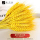 Nine thousand grains of wheat ears dried flowers and barley simulated bouquets for home living room pastoral decoration fake flower props gold 200 pieces 4404