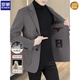 Romon Down Liner de lana de doble lana Sheep Sheep Chaqueta de terciopelo de terciopelo Cazo de lana pura de lana pura primavera y otoño invierno gris (lana pura + terciopelo de ganso) M 120 Jin [Jin iguala 0.5 kg]