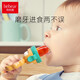 Hug Bear Bite Baby Silicone Fruit Bite Bag Baby Fruit and Vegetable Food Complementary Food Automatic Propeller Rice Green