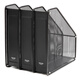 Deli Multifunctional File Frame File Rack Metal Mesh Triple Magazine Box Metal File Bar 9197