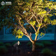 Freddy outdoor spotlights waterproof tree lights led courtyard garden tree lights landscape villa ground lights lawn ground lights S4 ground type 5W white light-warm white-yellow light-3 choose 1
