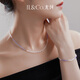 IL&CO Youke Wanlanying S925 silver tanzanite bracelet necklace mini jewelry beads new Chinese style versatile S925 silver tanzanite necklace