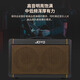 JOYO Guitar Singing Speaker AC40S Outdoor Roadshow Indoor Live Broadcast Internal Recording of Karaoke Charging Bluetooth Speaker AC40S Bluetooth Charging Speaker Black Power 40W
